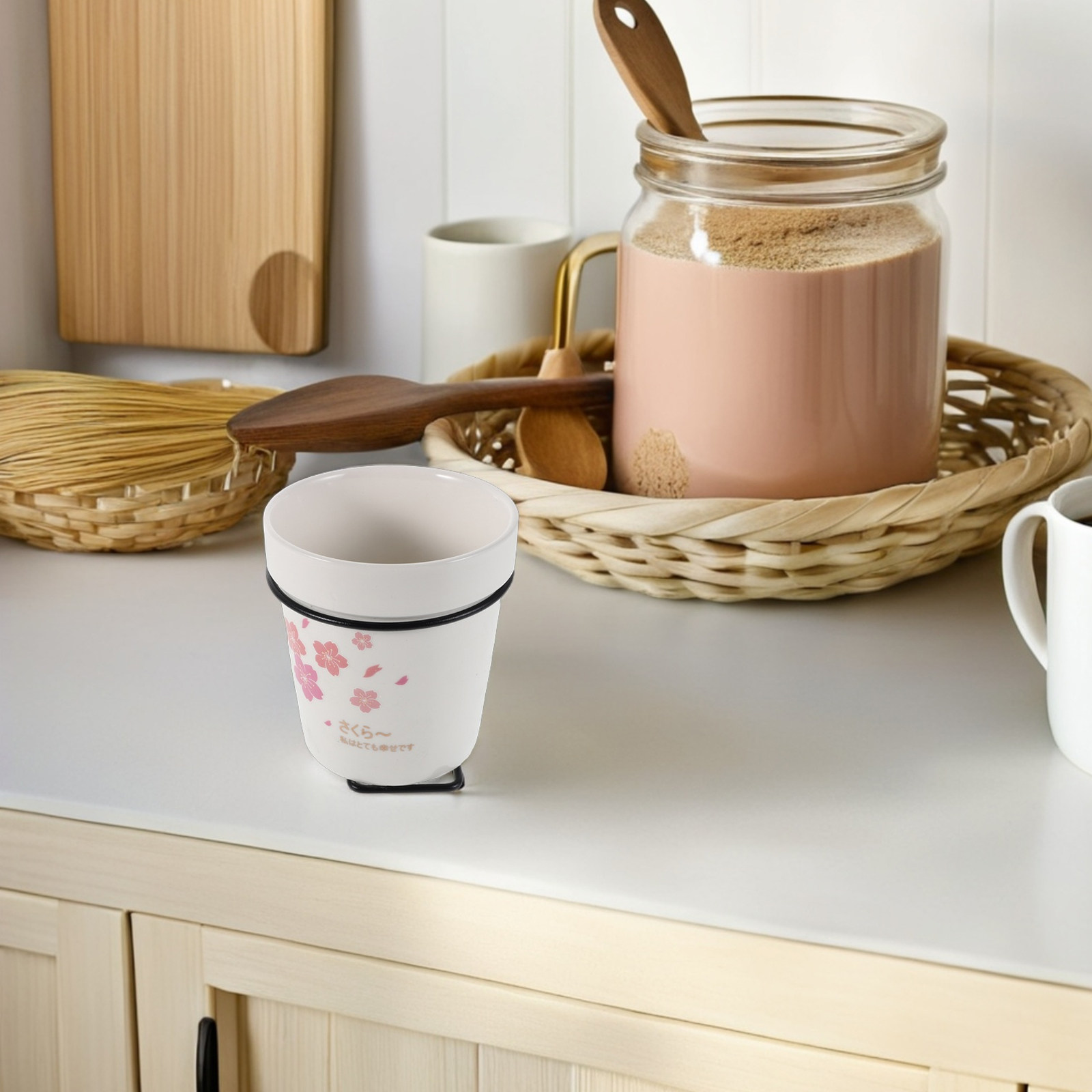 Kitchen Utensil Holder - Keramische eetstokjeshouder in Scandinavische stijl, afvoerorganizer