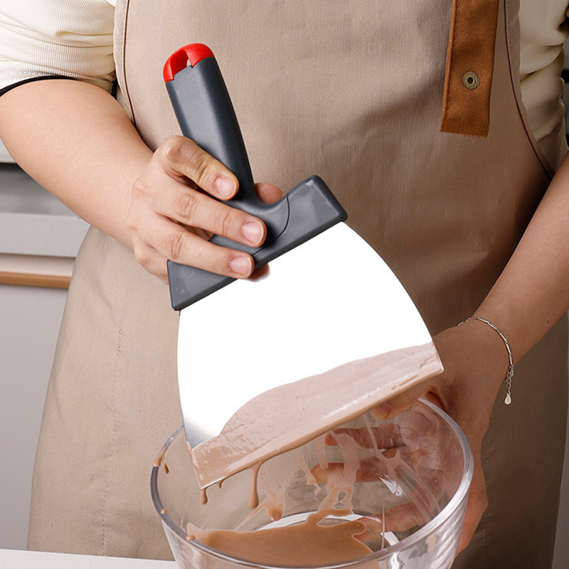 Kitchen Gadgets That Make Life Easier - Roestvrijstalen deegschraper Coatingspatel voor chocoladeschraper Keukenaccessoires