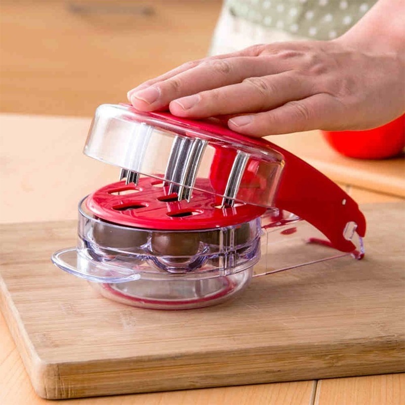 6-gaats kersenontpitter met op - Kitchen Gadgets Novelty recensie en prijs