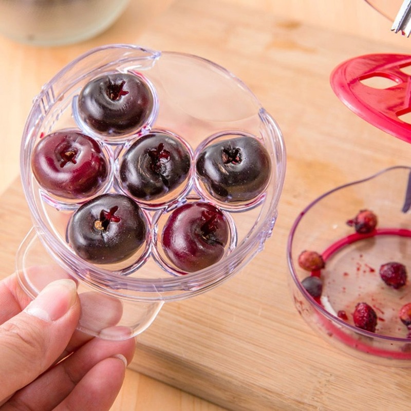 6-gaats kersenontpitter met op - Kitchen Gadgets Novelty recensie en prijs