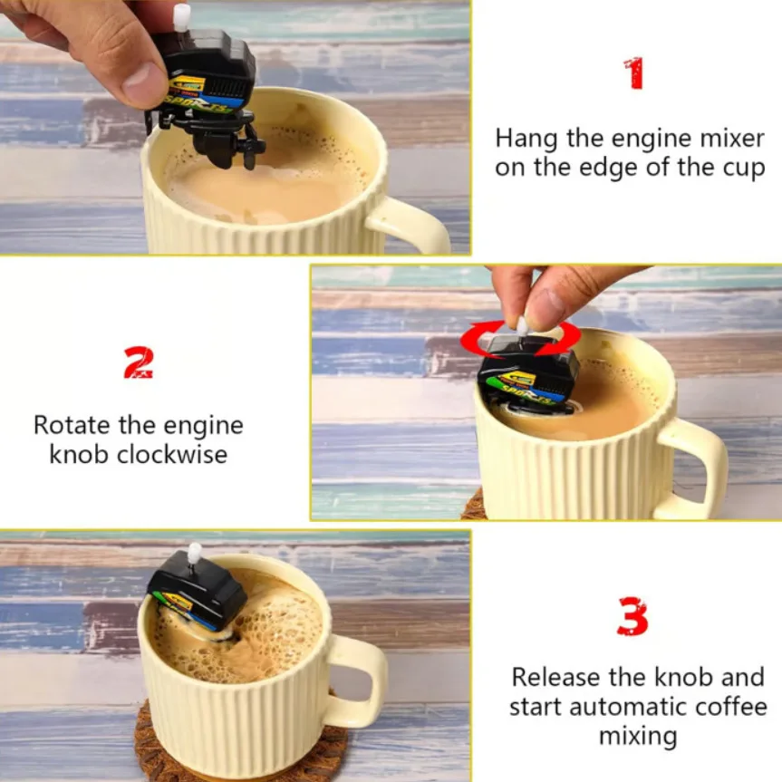 Mini Bootmotor Koffie Roerder  - Kitchen Gadgets Novelty recensie en prijs