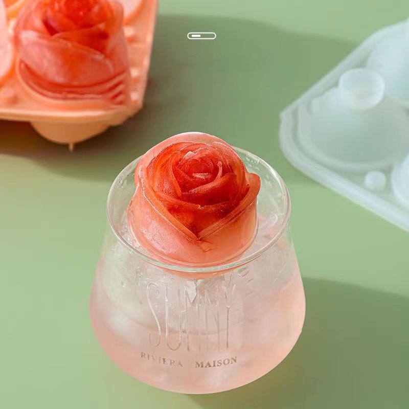 3D Rose Ice Mallen 4 Gaten Ijs - Kitchen Utensil Holder recensie en prijs