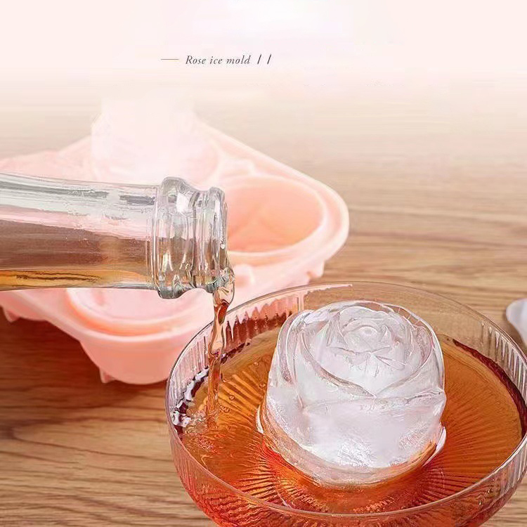 3D Rose Ice Mallen 4 Gaten Ijs - Kitchen Utensil Holder recensie en prijs