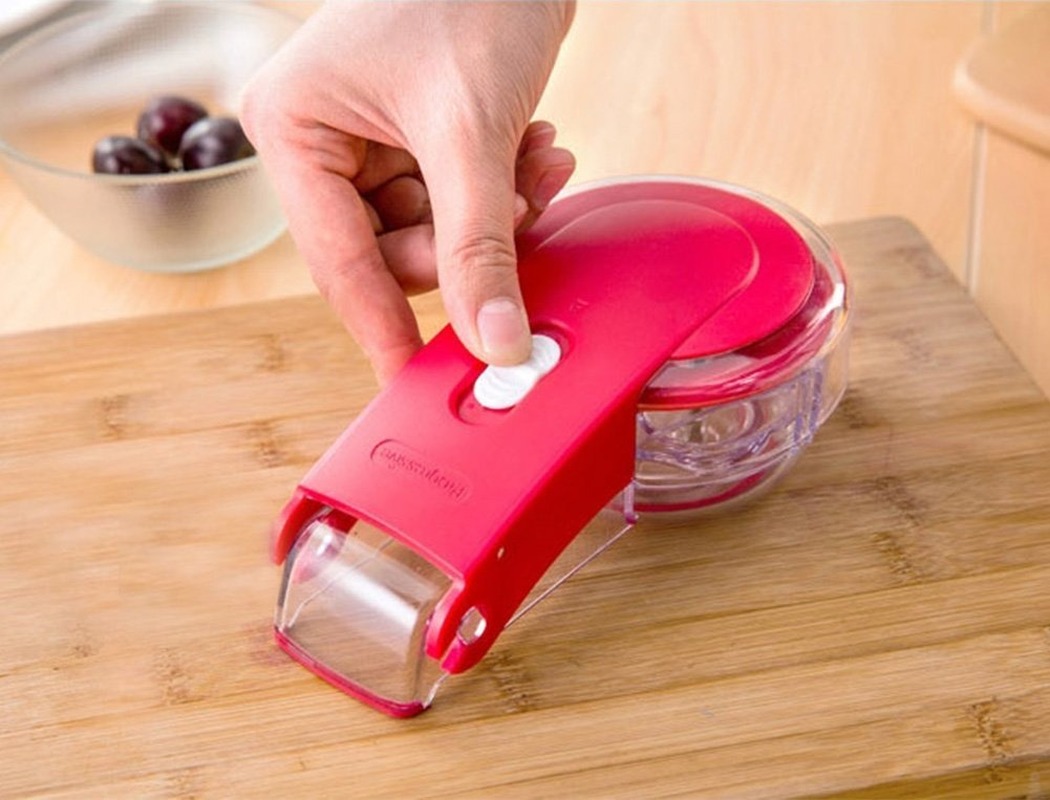 6-gaats kersenontpitter met op - Kitchen Gadgets Novelty recensie en prijs