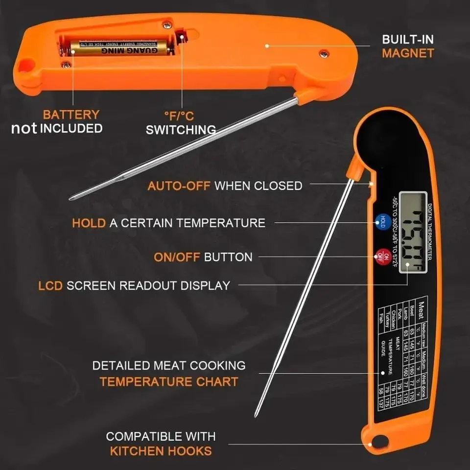 Waterdichte digitale keukenthe - Instant Read Thermometer recensie en prijs