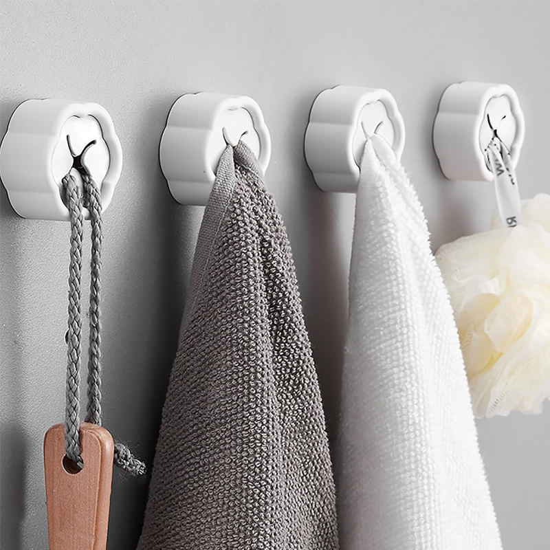 6 STKS Zelfklevende handdoekho - Kitchen Utensil Holder recensie en prijs