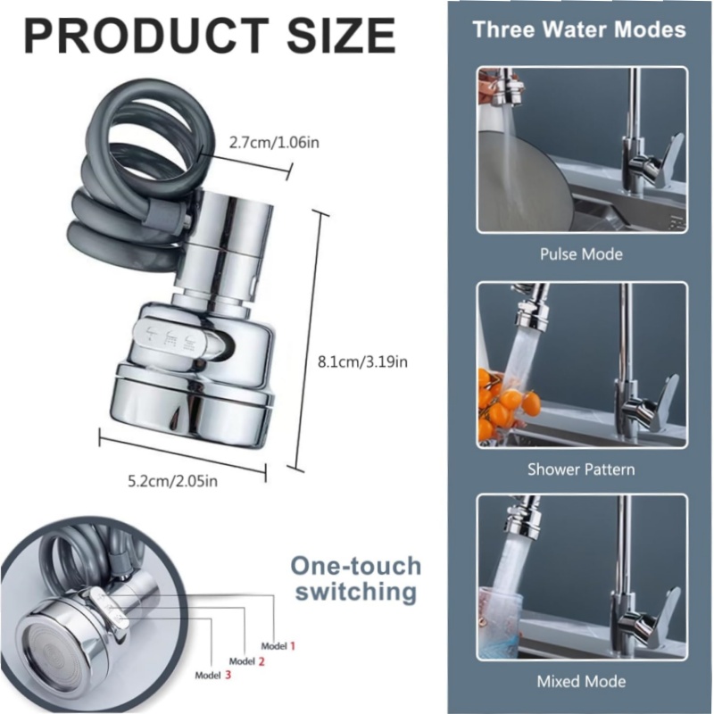 Nieuwe 3 Modi Wastafel Kraan 3 - Kitchen Gadgets That Make Life Easier recensie en prijs