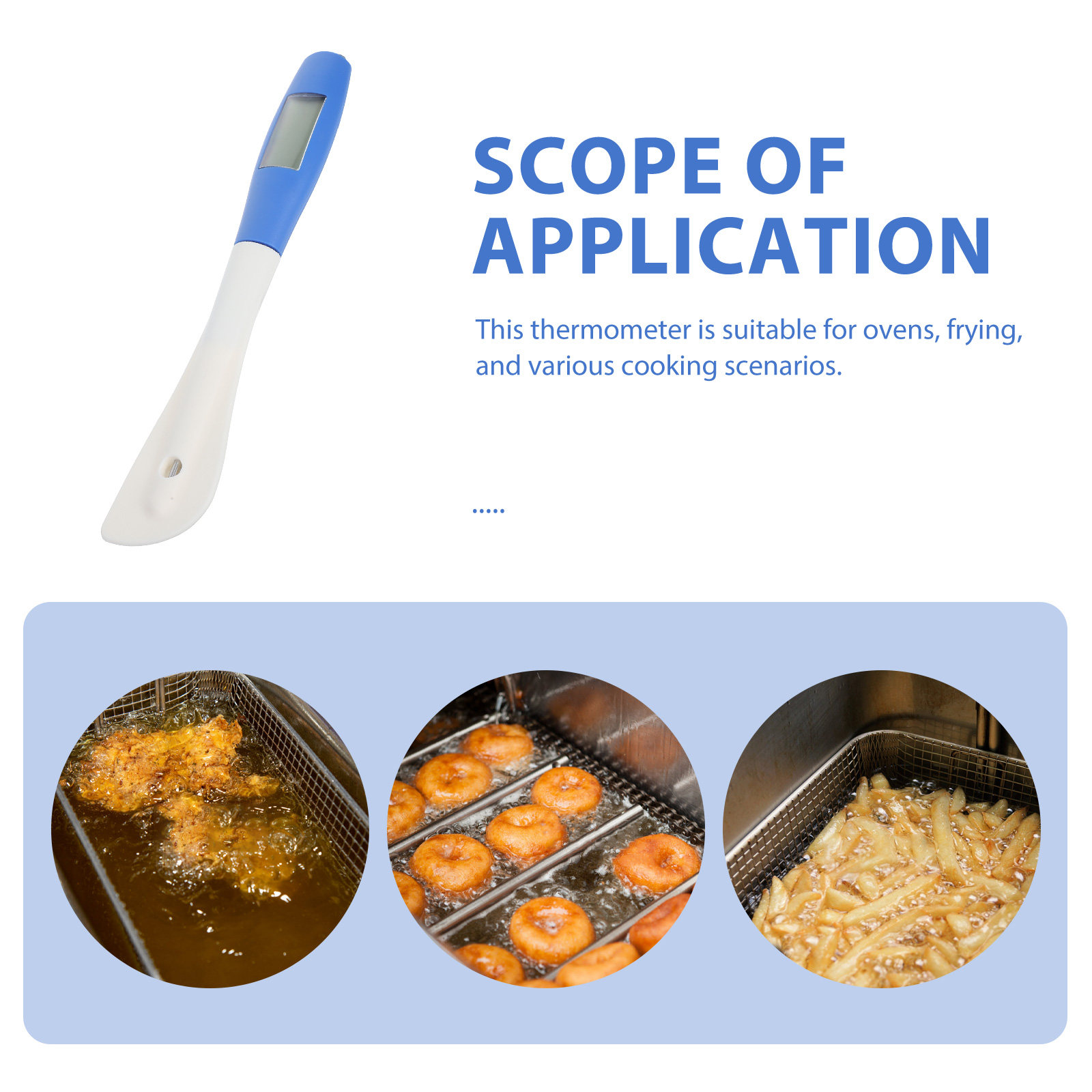 Digitale siliconen spateltherm - Instant Read Thermometer recensie en prijs